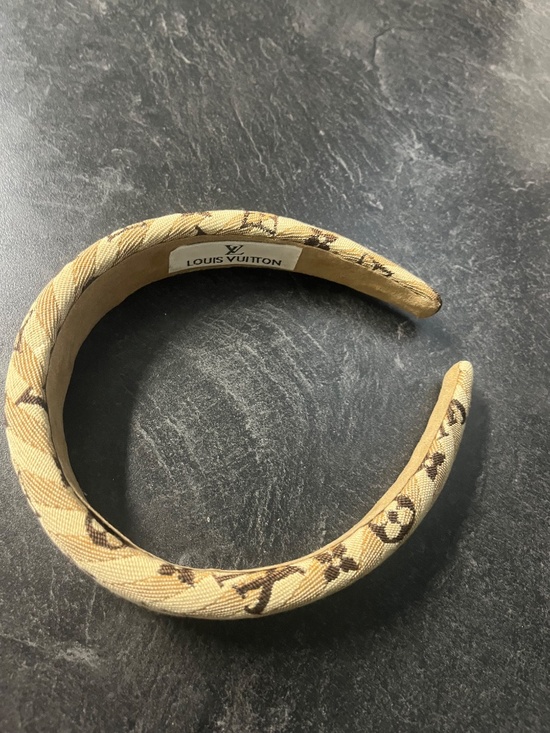 Brown & Cream Patterned Headband NEW (1)